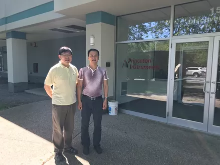 The Founder of SSI Was Invited to Princeton Instruments The Founder of SSI Was Invited to Princeton Instruments